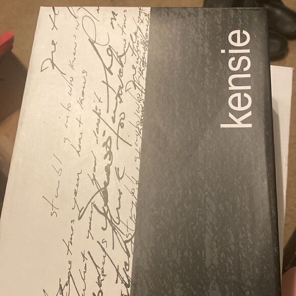 NIB Kensie Kaiko Natural Woven Straw Ankle Strap High Heel Sandals - Picture 7 of 7